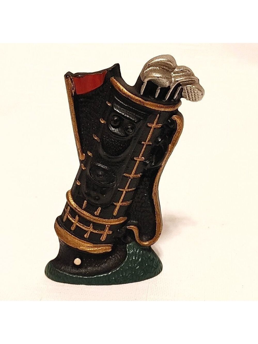 Metal Golf Bag Golf Tee Holder Free Standing Desk Decor Made in England